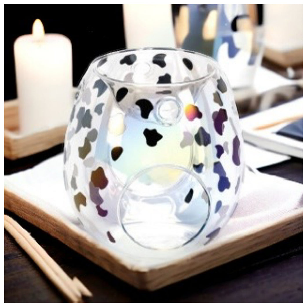 Dalmatian Glass Tea Light Burner