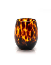 Cargar imagen en el visor de la galería, Leopard/Tortoiseshell  Glass Candle 360g
